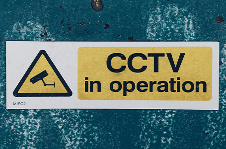 CCTV in operation sign